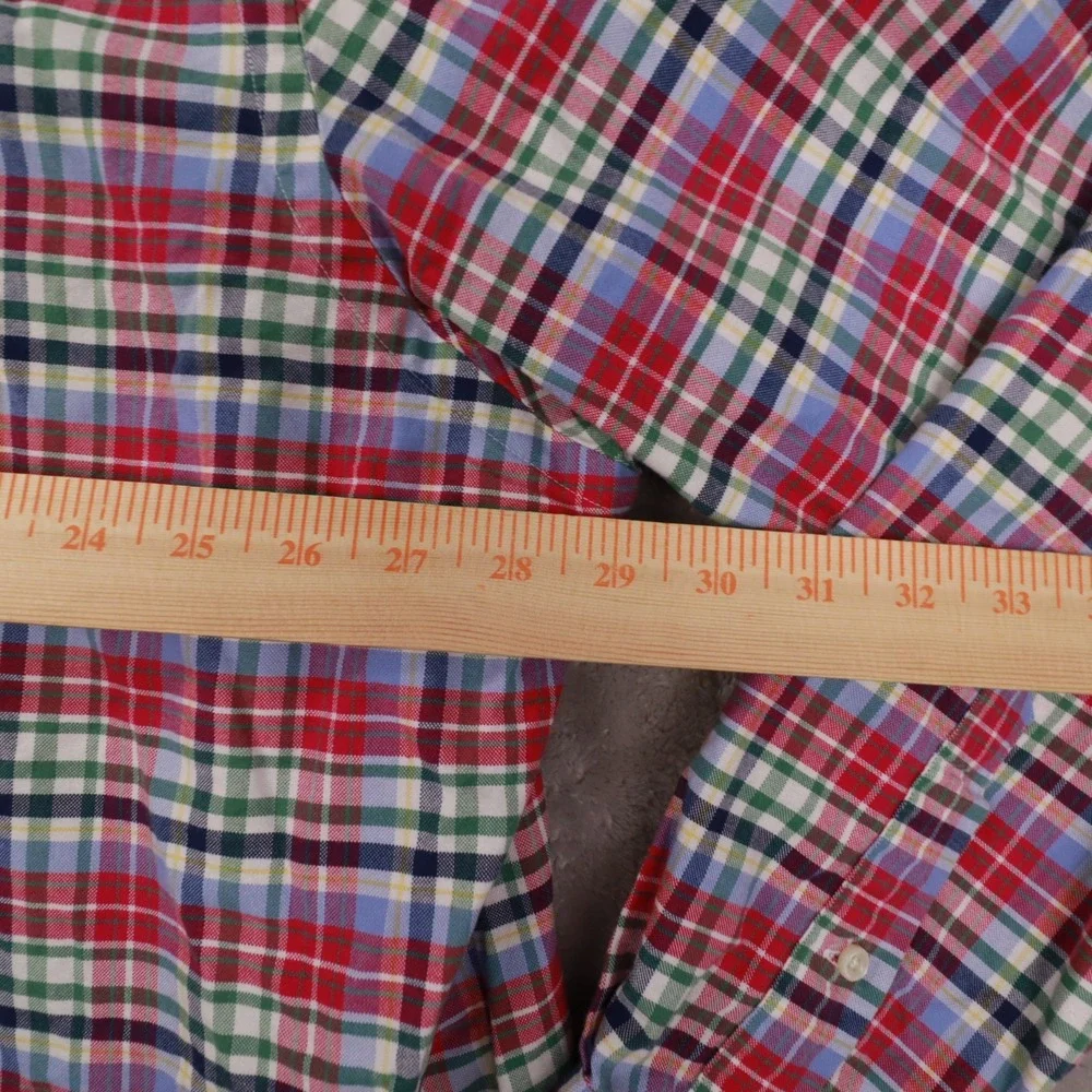 Ralph lauren Classic Fit Multicolor Plaid Long Sleeve Button Up Shirt Men's 3XLT